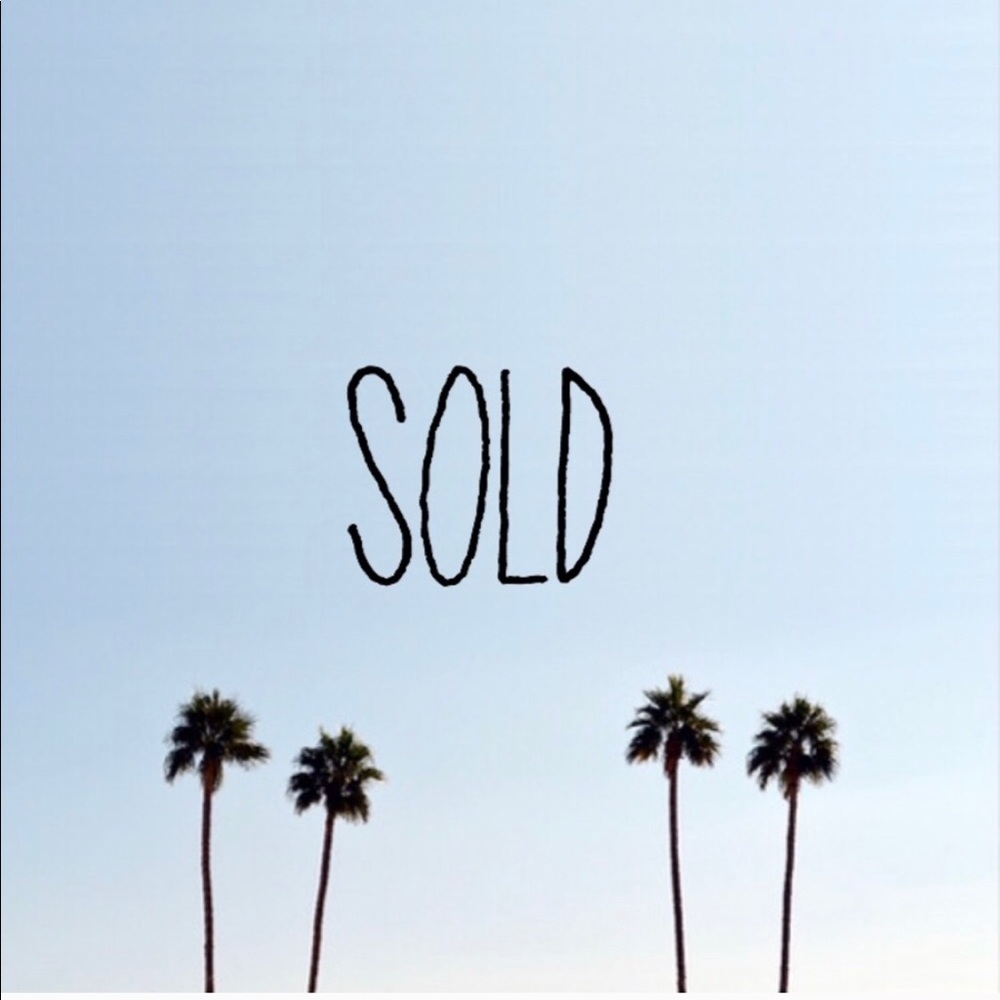 SOLD PAST THIS POINT